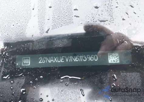 2022 Chevrolet Equinox Awd Lt z USA, uszkodzony, nr VIN 2GNAXUEV1N6113960